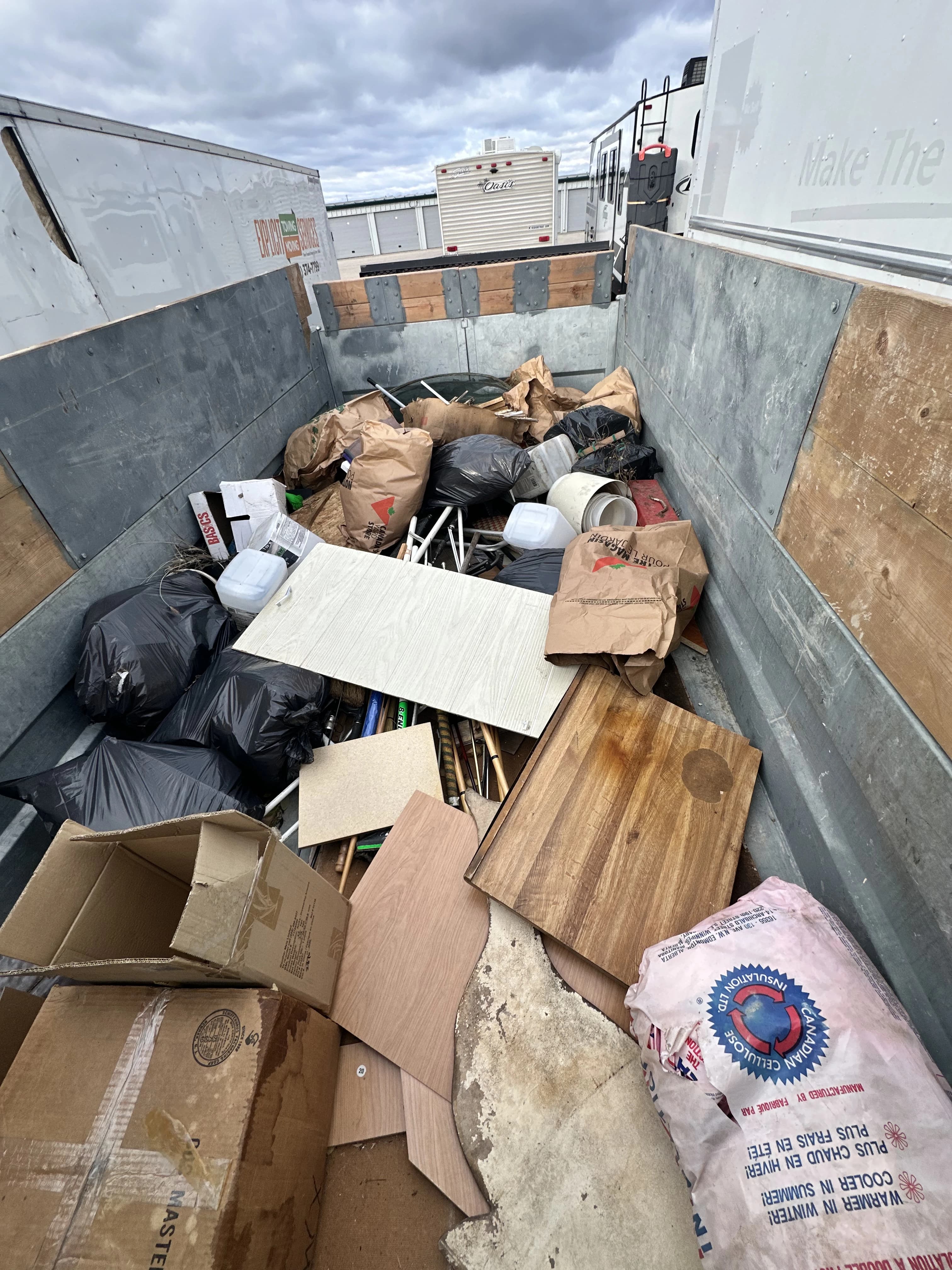 Loading the truck